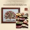 DIY Fall Tree Button Art Canvas Kit, 8x10 with Buttons & Tree Template